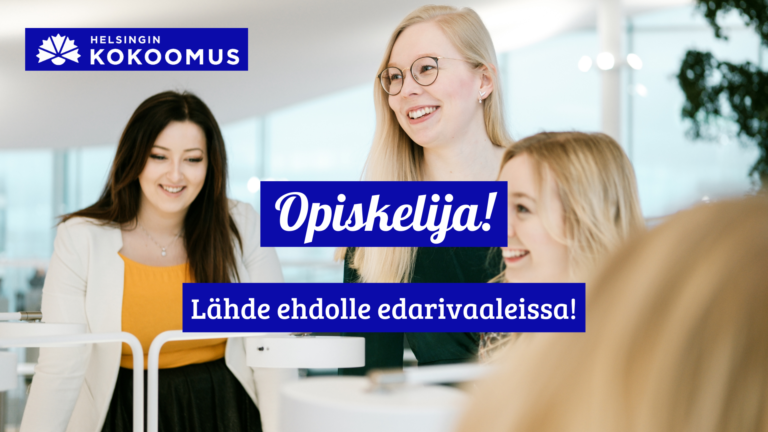 Opiskelija! Lähde ehdolle edustajistovaaleissa!