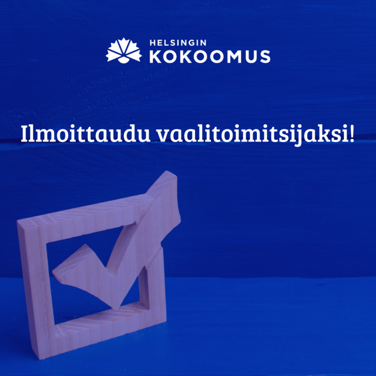 Ilmoittaudu vaalitoimitsijaksi!