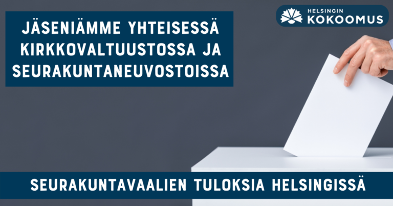 Seurakuntavaalien 2022 tuloksia Helsingissä