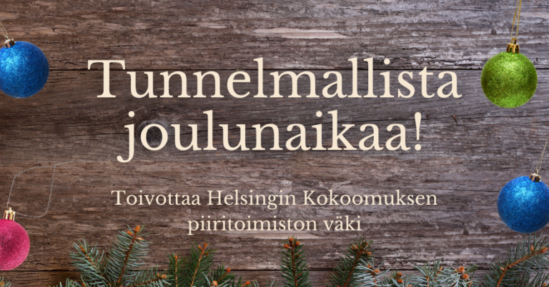 Helsingin Kokoomus: Hyvää joulua ja onnellista uuttavuotta!
