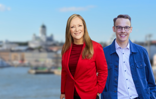 Matias Pajula kaupunginhallituksen jäseneksi ja Nina Suomalainen HSL:n hallituksen puheenjohtajaksi 